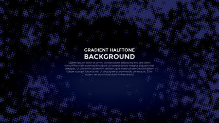 Abstract gradient Halftone grunge design background banner