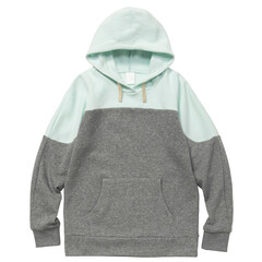 Blank green mint hoodie sweatshirt long sleeve with clipping path, men hoody with hood for design mockup for print, isolated on white background. Template sport winter clothes.
Hoodie collection