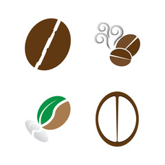 Fototapeta premium coffee bean icon vector