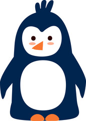 Cartoon baby penguin illustration