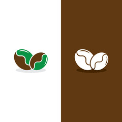 coffee bean icon vector