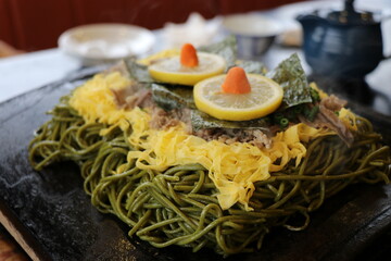 山口名物　瓦そば　郷土料理