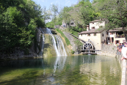 Beautifl view by Molinetto della Croda in treviso