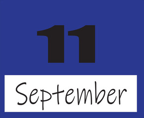 calendar september vector illustration image clipart 