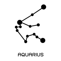 Constellation of zodiac,icon signs vector illustration