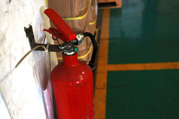 A fire extinguisher is a small or portable extinguisher commonly used in offices, homes, and vehicles. This tool is useful for extinguishing fires