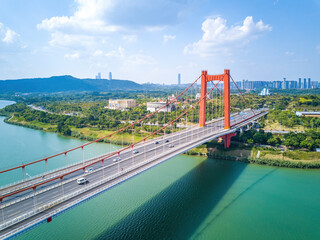Liangqing Bridge in Nanning, Guangxi, China