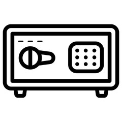 safe deposit box icon