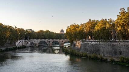 Tiber River Sunset