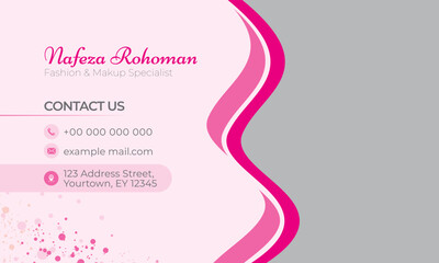 Beauty and spa business card
