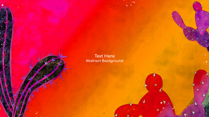 Vector botanical wall arts, with cactus. Minimalistic and natural. Cactus and line arts design. Sample text area included.