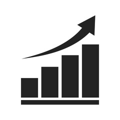 Graph Graphics Illustration Finance and investment Success will occur.