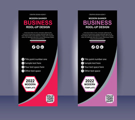 Brochure flat design template creative concept.
