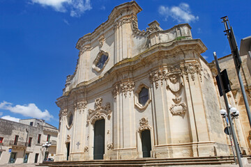Fototapeta na wymiar Maglie, Salento, the Cathedral, Apulia, Italy