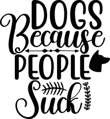 Dog svg design cut files