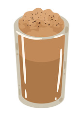 iced coffee in glass
