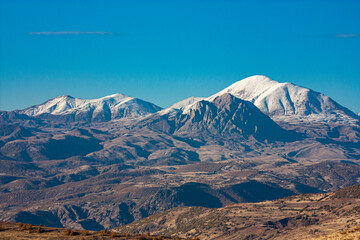 Fototapeta premium mountain landscape with snow