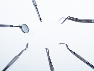 歯石を除去する道具　スケーラーなど