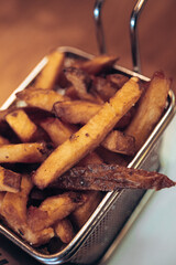 french fries on a tray