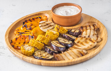 Gtilled vegetables