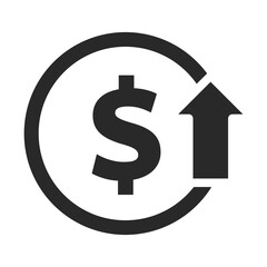 The value of money rising and decreasing, for mobile concepts and web designs Business, simple icon stable, symbols,rise and fall of the dollar rate,dollar exchange rate,flat sign,illustration vector