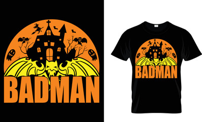 Halloween T-Shirt Design Template ( New and Creative ).