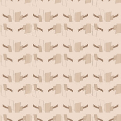 Seamless decorative background. Abstract vector pattern. 