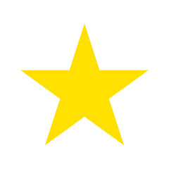 Many stars are combined in golden yellow.
,Customer satisfaction rating, stars 1 to 5, golden yellow.