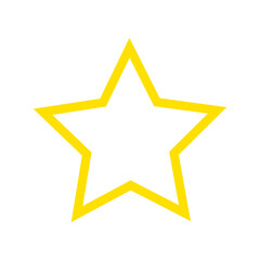 Many stars are combined in golden yellow.
,Customer satisfaction rating, stars 1 to 5, golden yellow.