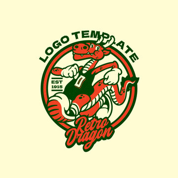 Retro Mascot Logo Template