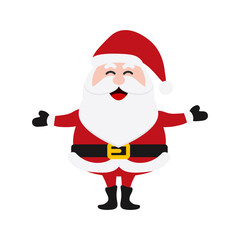 Santa Clauses set for christmas,Collection of Christmas Santa Claus. Merry christmas, Merry christmas santa claus with many gifts and merry christmas snowy.vector illustration and icon
