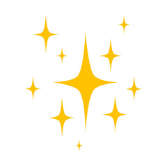 Sparkling black and white symbol vector A set of original sparkling starter icons, a shiny shine, light effect stars,shiny flash,decoration twinkle,Glowing light effect  and bursts collection Vector