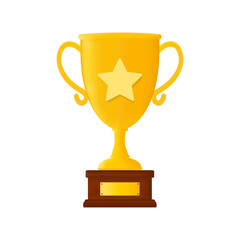 Championship for Victory Award, Trophy of Honor, 3D Victory Medal, Gold Cup, Gold Medal