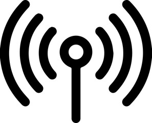 broadcast, transmitter antenna icon design vector illustration