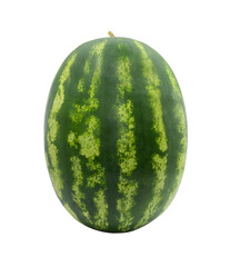 Ripe and sweet Watermelon isolated on white background.