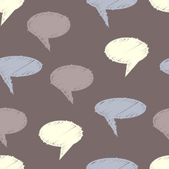 Talk bubble speech vector illustration. Bubble Iicons.