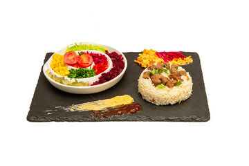 Roasted steak with green asparagus and bulgur pilaf stock photo
Asparagus, Barbecue - Meal, Barbecue Grill, Beef, Blood