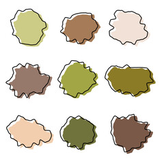 Talk bubble speech vector illustration. Bubble Iicons.
