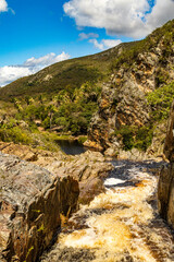 river in the mountains
