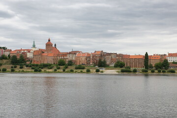 Obraz premium Grudziądz. Panorama miasta.