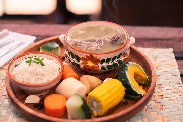 soup with vegetables