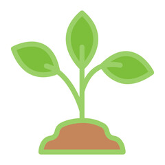 Plant icon vector