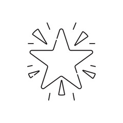 Excellence icon. Excellence star icon. Sparkling star icon. SVG vector illustration.