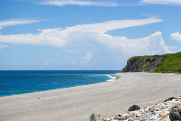 Qixingtan Beach in Hualien County of Taiwan