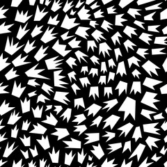 Seamless pattern in eighties abstract style