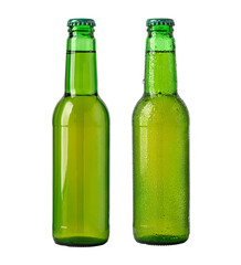 green beer bottle