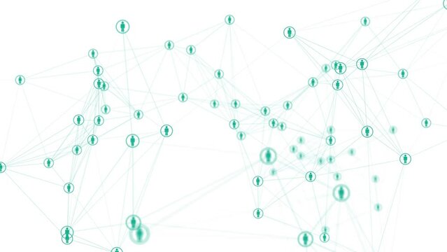 collegamenti tra persone, network, persone, social network	
