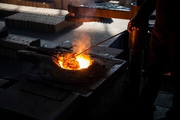 Molten steel flow, spark burst, casting moment stock photo
Aluminum, Aluminum Mill, Pouring, Cast...