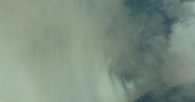 Volcanic ash emission during a typical explosive activity on Mount Etna