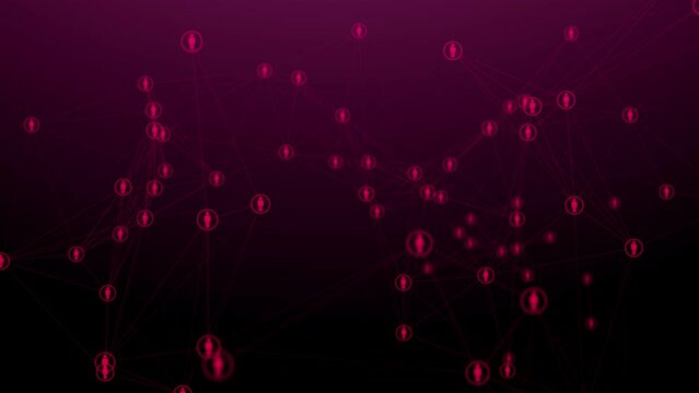 collegamenti tra persone, network, persone, social network	
